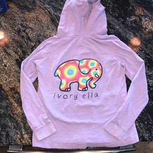 Women’s purple Ivory Ella pullover with pocket